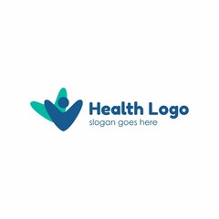 Health Logo Design, Health Medical Logo Template Vector