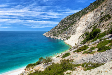 Wall Mural - Beautiful landscape of mediterranean sea shore