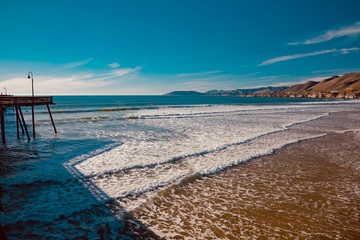 Wall Mural - town of Pismo Beach on the Pacific coast of California