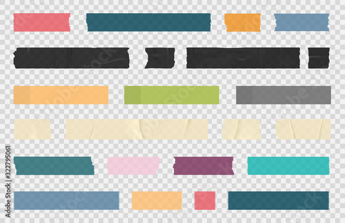 Fotomural Adhesive tape, sticky paper stripes