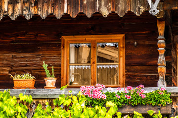 Poster - typical bavarian balcony