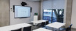 © Chris Ryan/Caia Image - Empty classroom with projection screen