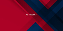 Red Gradient Blue Box Rectangle Abstract Background Vector Presentation Design