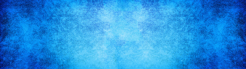 blue abstract rustic leather texture background banner panorama