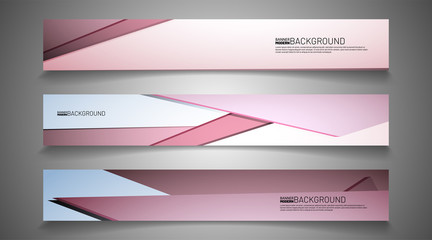 Vector material design banner background. Abstract creative concept of business modern graphic layout template.