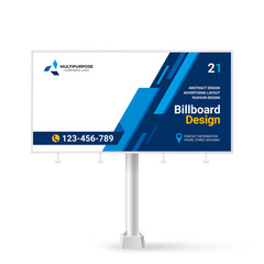 Wall Mural - Billboard, creative advertising banner design, layout for placing photos and text, trending graphic style