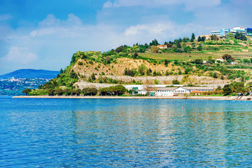 Wall Mural - Scenery of Izola village on Adriatic sea Slovenia