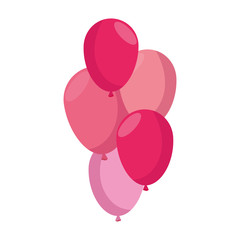 Canvas Print - balloons helium decoration design