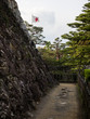Stone basement of Kochi castle, one of the 12 original Edo period castles of Japan