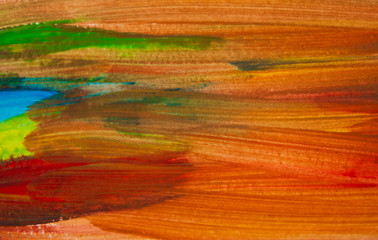 Wall Mural - Abstract colorful watercolors ; colors wet on wet paper