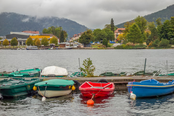 Canvas Print - Lac de Gerardmer in France