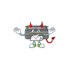 Sticker - A cruel devil printer Cartoon character design