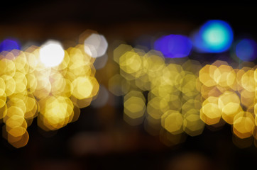 blurred lights color background, night concept