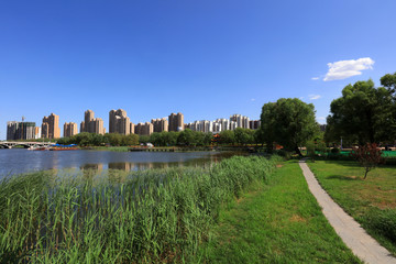 Wall Mural - Water Park Natural Scenery, Luannan County, Hebei Province, China