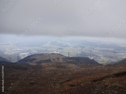 Fotomural The view of Ibuki Mountain in Japan