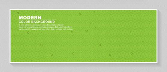 Abstract pattern background with green color