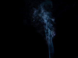 smoke texture on black background