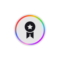 Poster - Medal -  Modern App Button