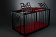 © Wisky - BDSM cage cage with chain and pillows