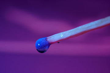 Water drops photographed with higspeed flashes and dropper in the studio