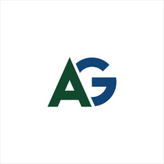 Wall Mural - initial letter ag or ga logo vector designs