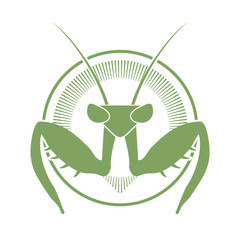 Poster - Creative design of mantis icon