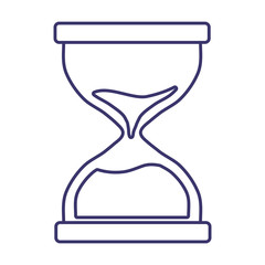 Sticker - Isolated sand hourglass vector design