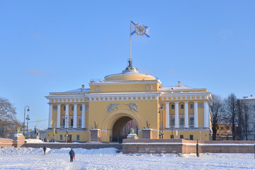 Wall Mural - Building of the main Admiralty.