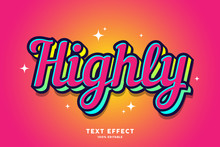 Pop Sticker Text Effect, Editable Text