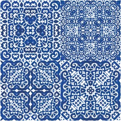  Decorative color ceramic azulejo tiles.
