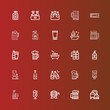 © Nadir - Editable 25 foam icons for web and mobile