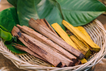 Eco-friendly organic natural dyes bark wooden raw material for local ancestral fabric color dyeing technique