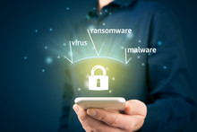 Smart Phone Antivirus Security Concept