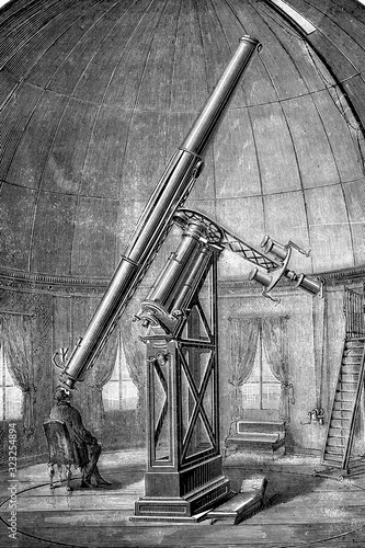 Fotomural Large equatorial telescope of the Paris observatory