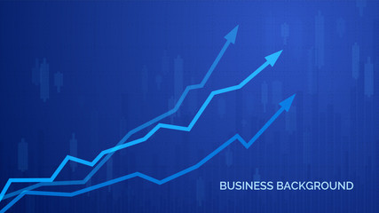 Financial graph chart. Business infographics background. Graph chart of stock market investment trading. Abstract analisys and statistic diagram. vector illustration