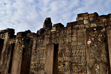 Wall Mural - View of the magnificent Bayon temple in the complex of Angkor Thom