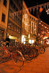 Noche de Navidad y bicicletas