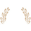 Wappen, Blätter, Gold, Logo, Hintergrund