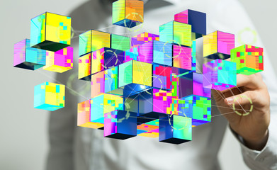 using cloud technology to send and receive files.