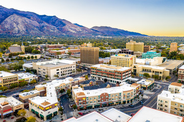 Downtown Ogden Twilight Morning 1