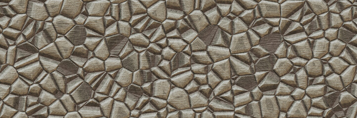 background stones- abstract wall. 3d illustration.