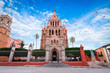 Parroquia Archangel iglesia Jardin Plaza San Miguel de Allende, México. Parroaguia creada en el siglo XVI.