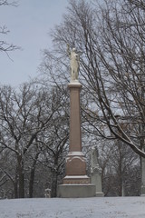 Poster - Memorial in snow