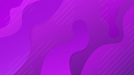 Wall Mural - abstract purple background vector graphic illustration. futuristic gradient liquid curve wave with r