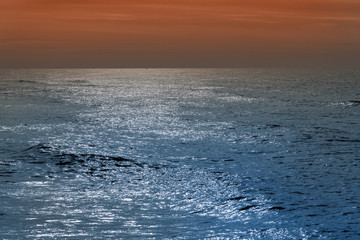 Wall Mural - Baltic sea surface in tranquil day.