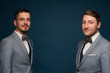 © pavel_shishkin - Two handsome positive men in formal clothes