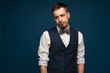 © pavel_shishkin - Portrait of young man in formal clothes posing