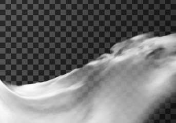 Wall Mural - white cloud border, weather meteo frame realistic vector illustration. fluffy cirrus cumulus cloud, 