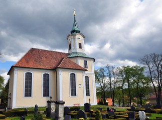 Canvas Print - Kirche Schmannewitz