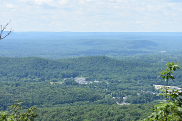 A Vibrant Mountain Landscape and Skyline